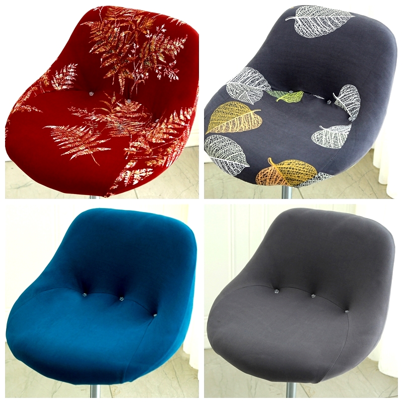 Home Bar Seating - ที่คลุมเก้าอี้โค้งยืดหยุ่นอเนกประสงค์ที่คลุมที่นั่งการตกแต่งบ้านผ้าคลุมเบาะนั่งสูงม้านั่งยกแบบหมุนได้เก้าอี้แคชเชียร์บาร์โรงแรม