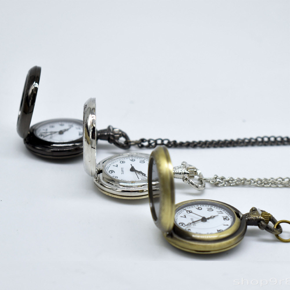 สร้อยคอจี้นาฬิกาพกโลหะวินเทจแบ - Old Fashioned Glass บทวิจารณ์และราคา