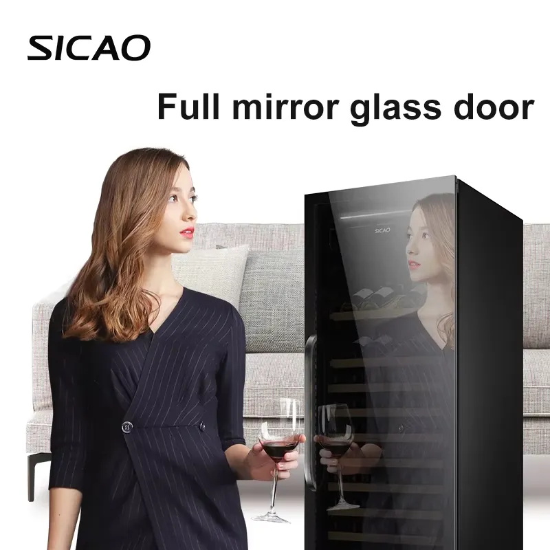 ตู้แช่ไวน์แบบสองโซน ประตูกระจก - Home Bar And Fridge บทวิจารณ์และราคา