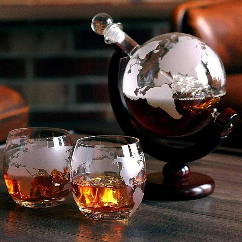 ชุดขวดเหล้ารูปโลกสุดสร้างสรรค์ - Decanter Globe Set บทวิจารณ์และราคา