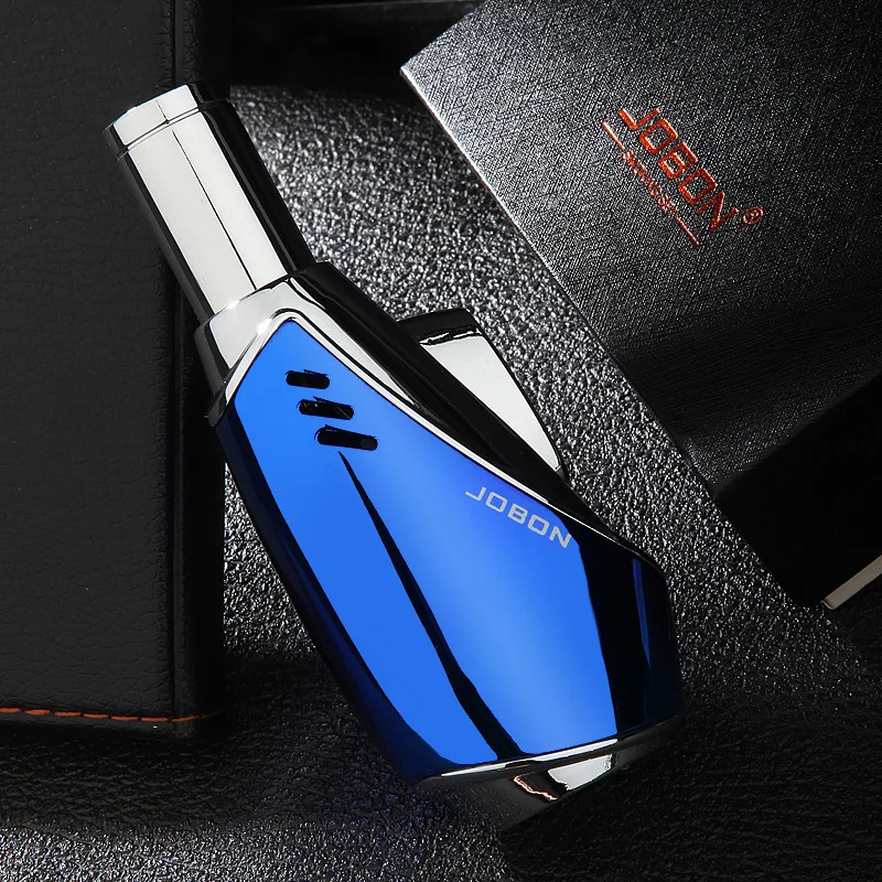 ไฟแช็คกันลม Jobon สีฟ้า ไฟแรง  - Smoking Gun Kit บทวิจารณ์และราคา