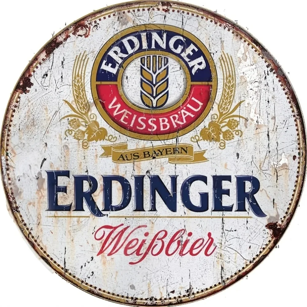 ป้ายอลูมิเนียมทรงกลม Erdinger  - Home Bar Accessories บทวิจารณ์และราคา
